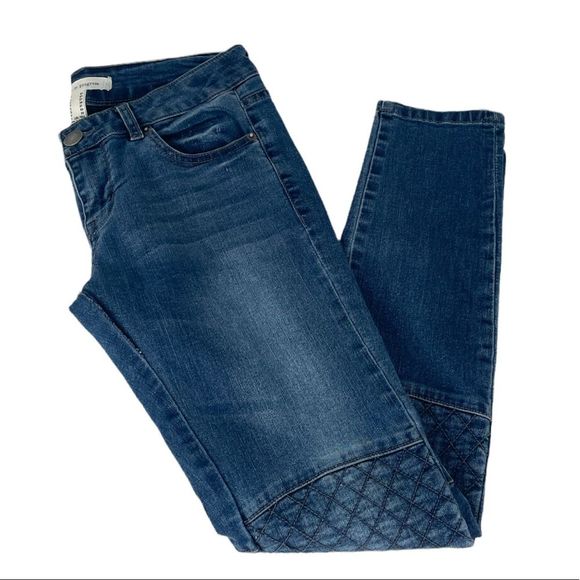 Life In Progress Stacked Skinny Moto Jeans Blue Size 27 - Picture 2 of 9